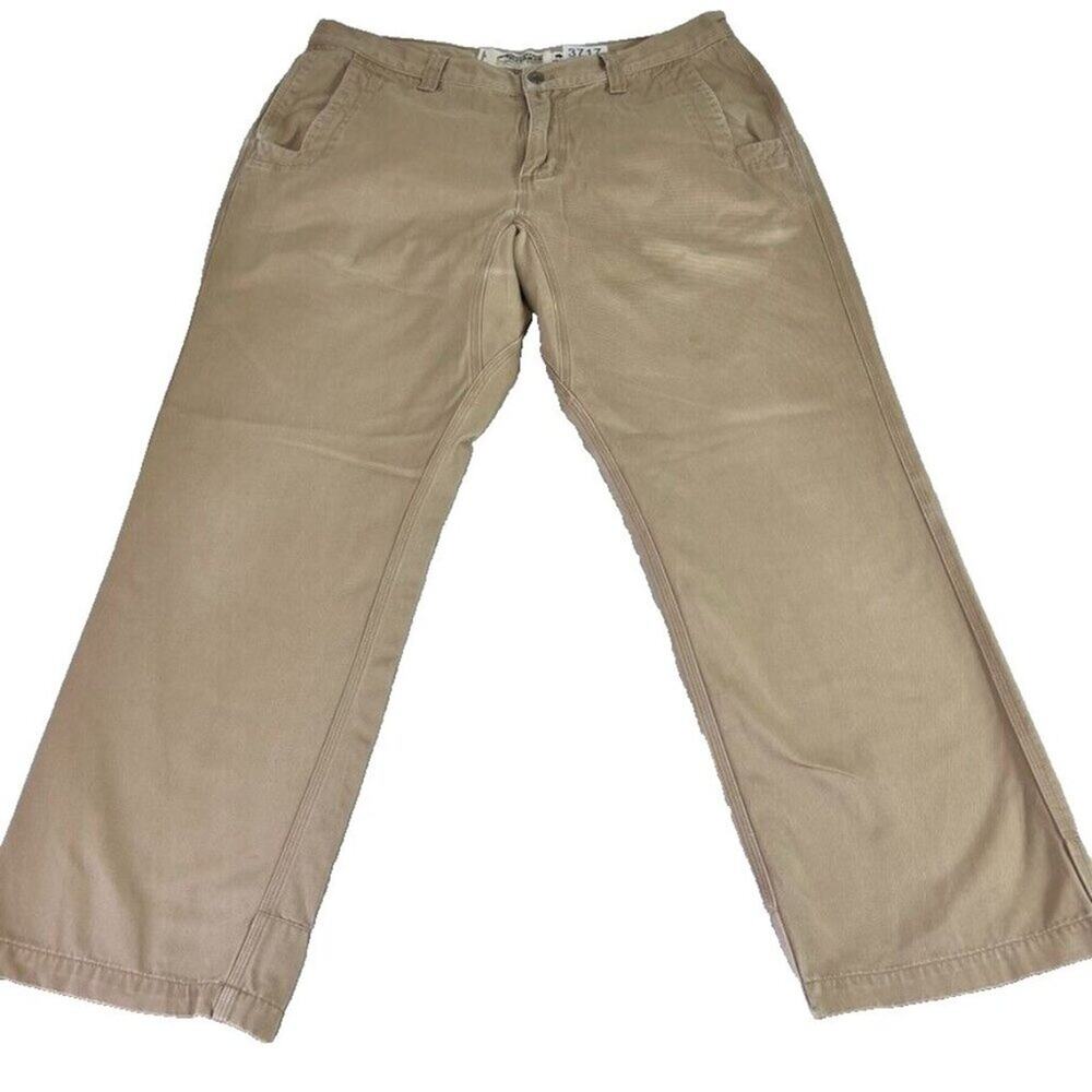 Mountain Khakis Jean Men 38x30 (36x29) Tan Teton Twill Relaxed Fit Gusseted Pant - Picture 2 of 13